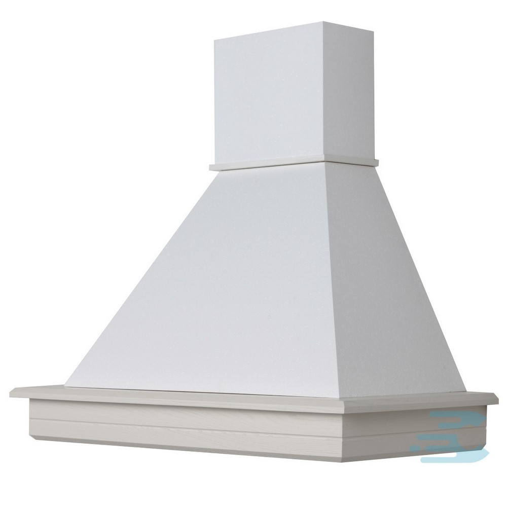 - Cappa classica Rustica legno STOCK 90 Frassino Bianco decape' motore 218 mc/h